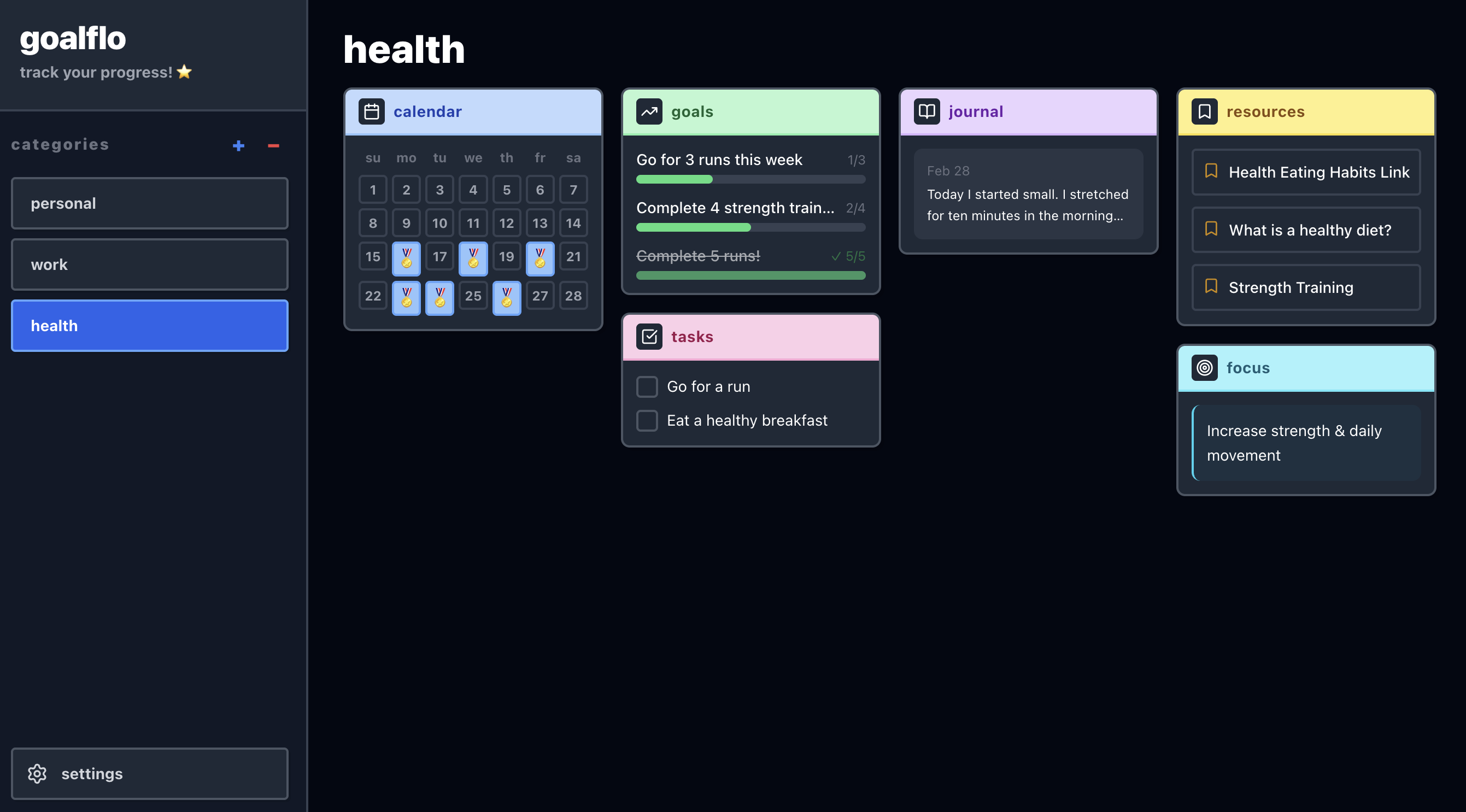 goalflo Design & Development - Detail